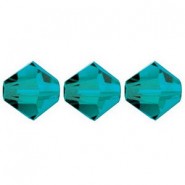 Biconos Preciosa® MC 4mm - Blue zircon 60230